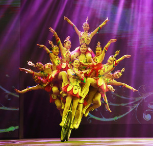 Acrobatics At Beijing Chaoyang Theater